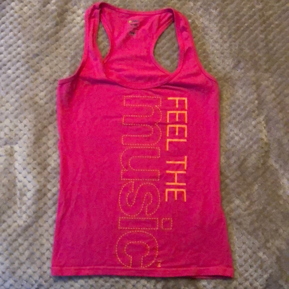 Zumba Feel the Music Racer back tee